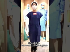 Thợ may hoặc hàn siêu âm Áo cách ly dùng một lần 120 * 140cm Cho bệnh viện